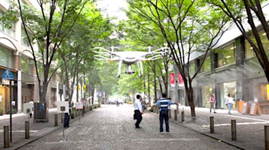Terra Drone UTM supports downtown Tokyo drone test - Unmanned airspace