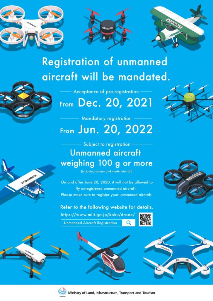 Preregistration of drones opens as part of new legislative measures in