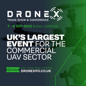 Drone X Trade show advert. Click for website