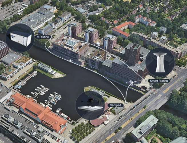 Staex and EVA to build first 3operated drone delivery corridor in