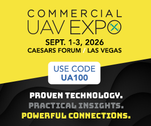 UAV Expo Las Vegas advert. Click for website
