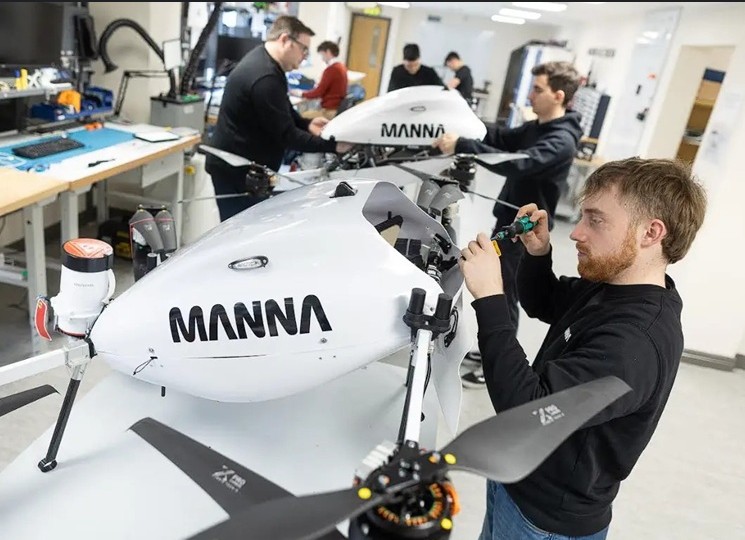 Manna becomes first drone delivery company to be awarded SAIL III authorisation from UK CAA